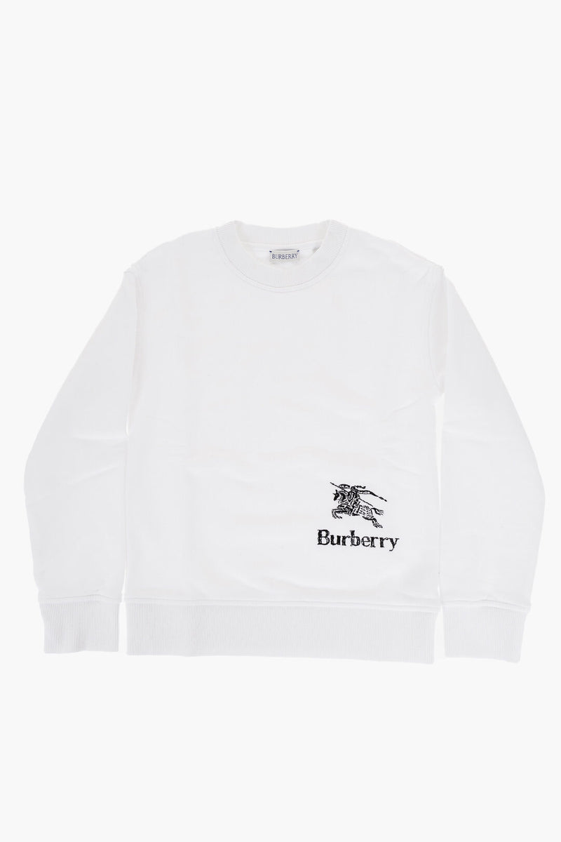 Burberry KIDS – Brushed Cotton Crewneck Sweatshirt – Boys